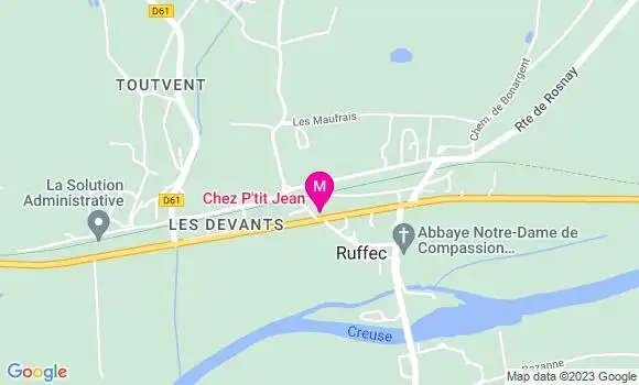 Localisation Restaurant  Chez P