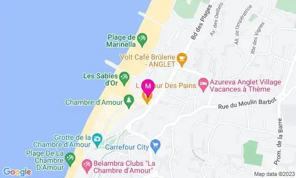 Localisation Restaurant  Le P