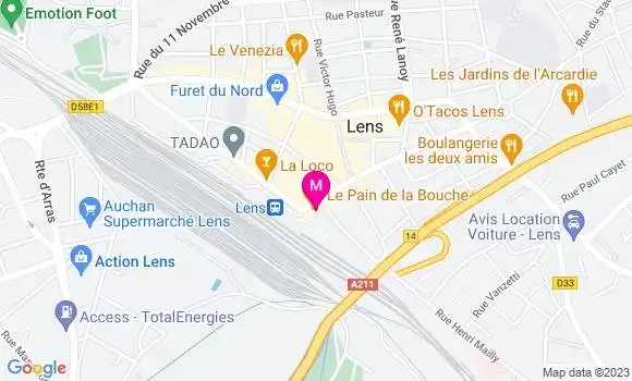 Localisation Restaurant  Le Pain de la Bouche
