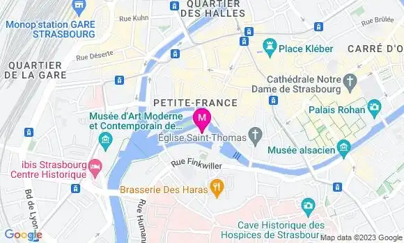 Localisation Restaurant Alsacien Le Baeckeoffe d