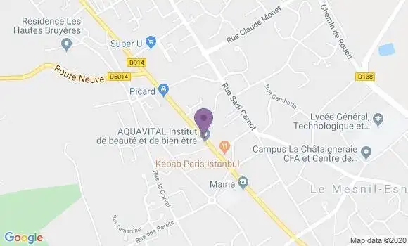 Localisation Pizzeria La Pizzeta