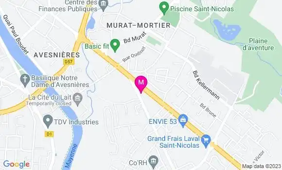 Localisation Restaurant  Le Point du Jour