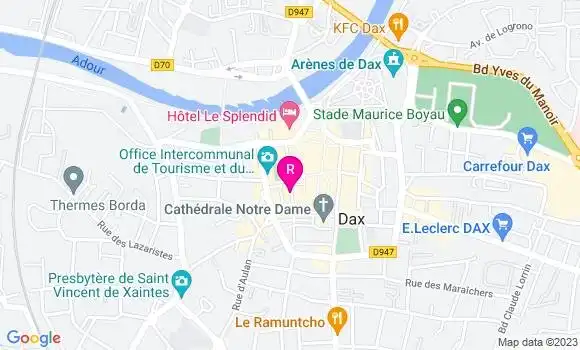 Localisation Le Bistrot des Vignes