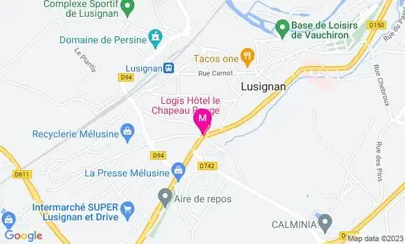 Localisation Restaurant  Le Chapeau Rouge
