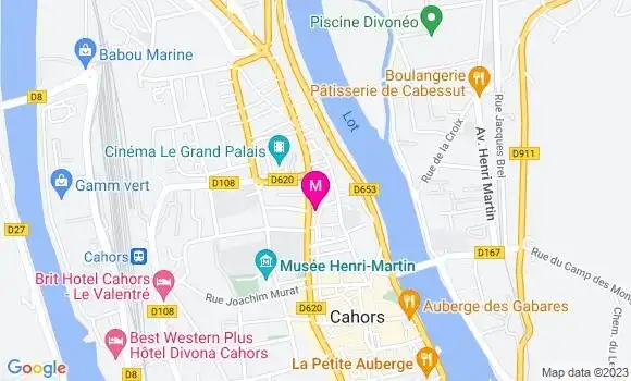 Localisation Restaurant  Le Break