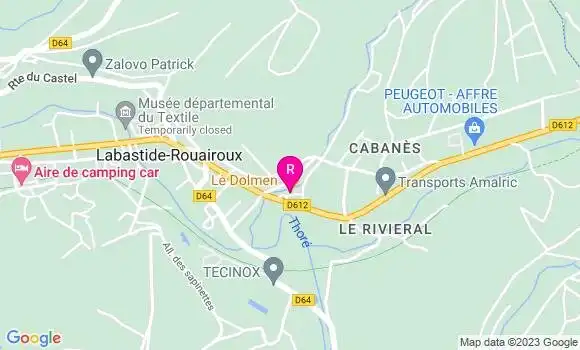 Localisation Restaurant  Le Dolmen