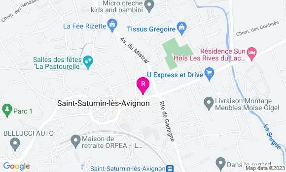 Localisation Restaurant  La Margelle