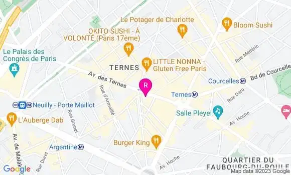 Localisation Restaurant Bar Secret Square