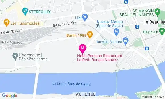 Localisation Bistrot La Chaumière