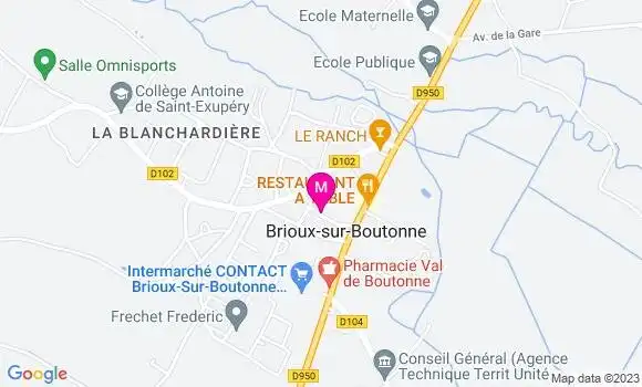 Localisation Auberge du Cheval Blanc