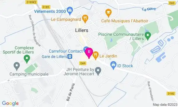 Localisation Restaurant Bar Le Cyrano