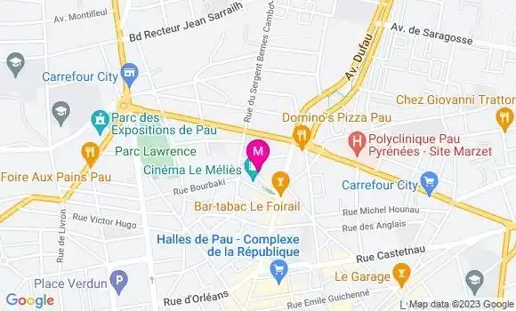Localisation Restaurant  Chez Laurette