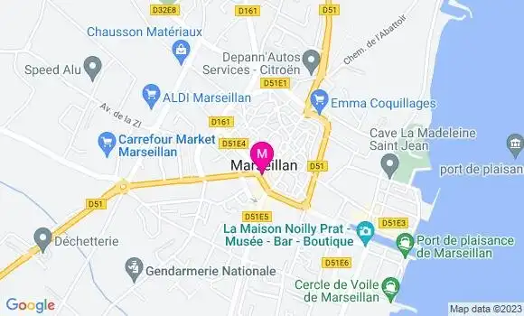 Localisation Restaurant  Le Boulevard