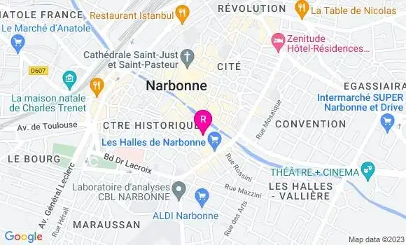 Localisation Restaurant  Le Centauree