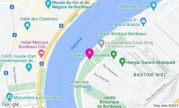 Localisation Restaurant  La Belle Saison
