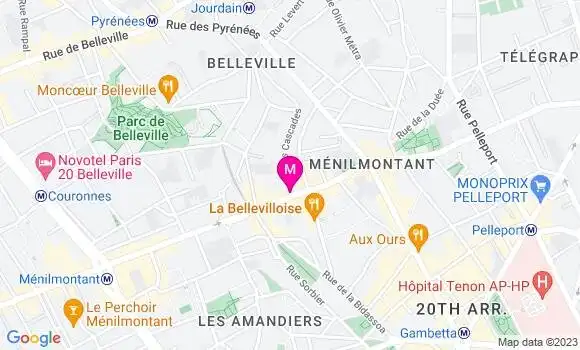 Localisation Restaurant  Les Apaches