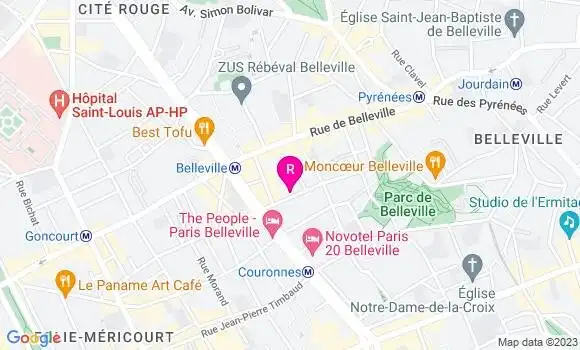 Localisation Restaurant Tapas Chez Ramona