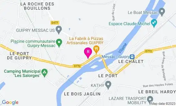 Localisation Crêperie du Port