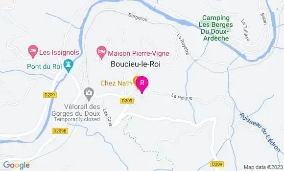 Localisation Restaurant  Chez Nath