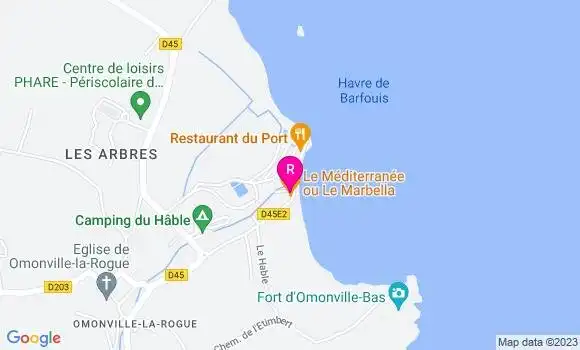 Localisation Restaurant  Le Méditerrané