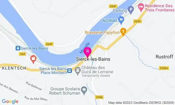 Localisation Auberge Saint Vincent