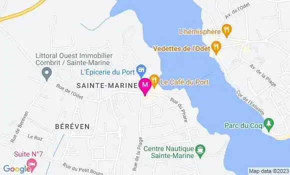 Localisation Bistrot du Bac
