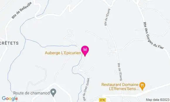Localisation Auberge L