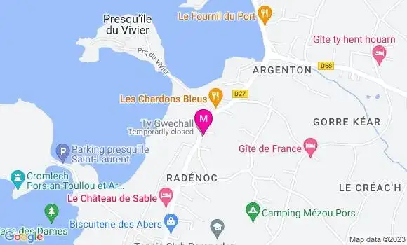 Localisation Crêperie Ty Gwechall