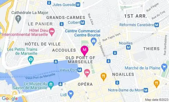 Localisation Restaurant  Le Jardin des Vestiges