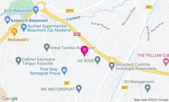 Localisation Le Bistrot de Valérie