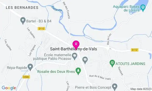 Localisation Restaurant  Le Barthelemy