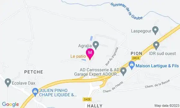 Localisation Restaurant  Le Patio