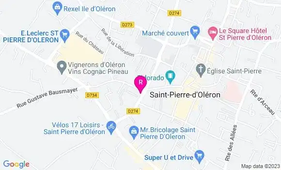 Localisation Restaurant  Les Alizés