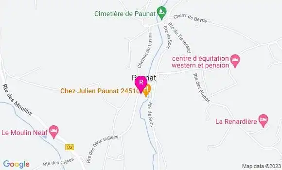 Localisation Restaurant  Chez Julien