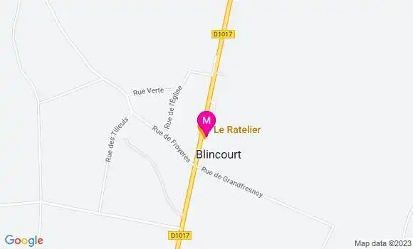 Localisation Restaurant  Le Ratelier
