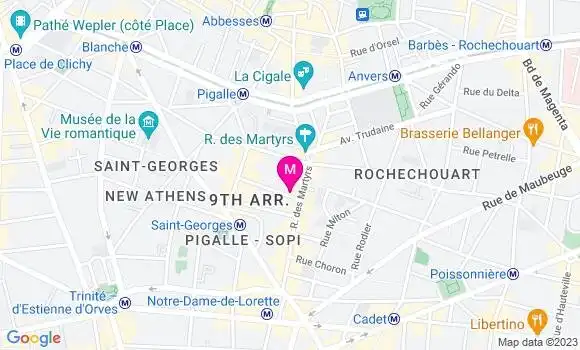 Localisation Restaurant  Belle Maison