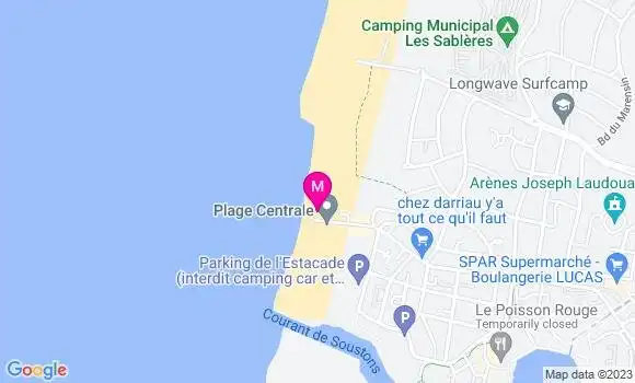 Localisation Restaurant Bar Le Captain