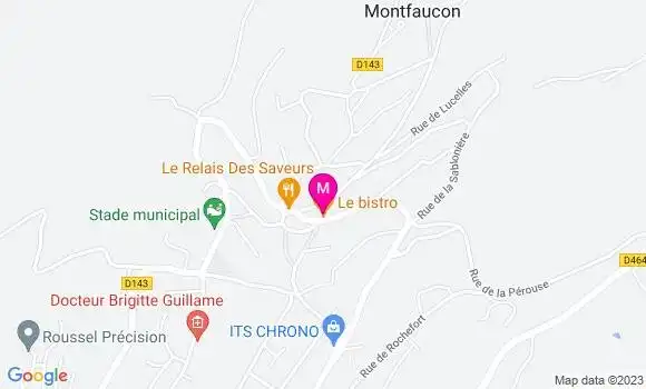 Localisation Bistrot Le Bistro