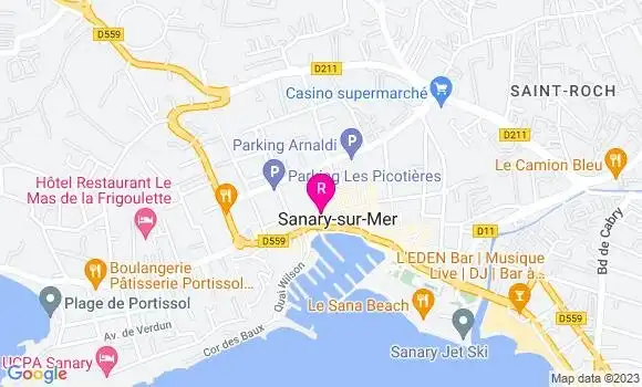 Localisation Restaurant  L