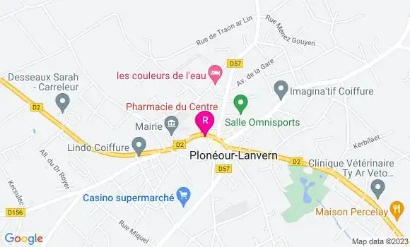Localisation Pizzeria Pizza Ouest