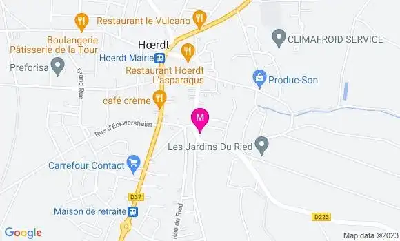 Localisation Restaurant  A l