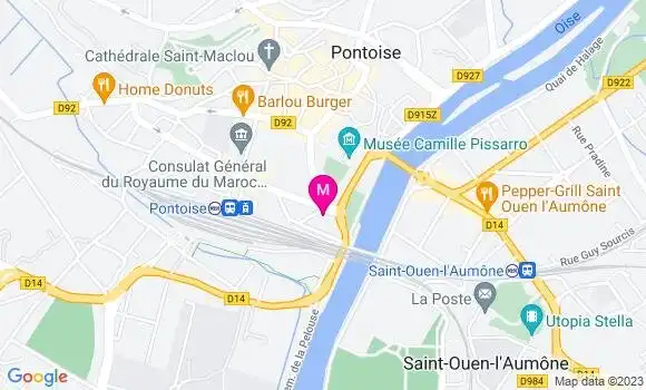 Localisation Restaurant Bar Le Saint Valentin