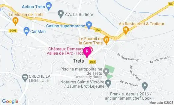 Localisation Auberge de Chine