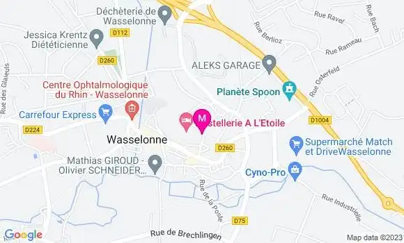 Localisation Restaurant  Aux Trois Goûts