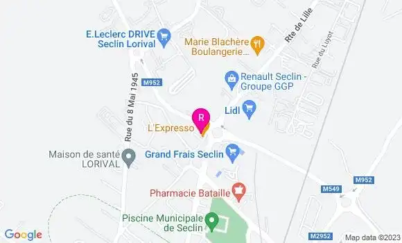 Localisation Restaurant  L