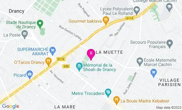 Localisation Restaurant des Marches
