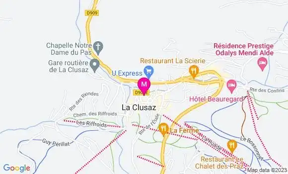Localisation Restaurant  La Cascade