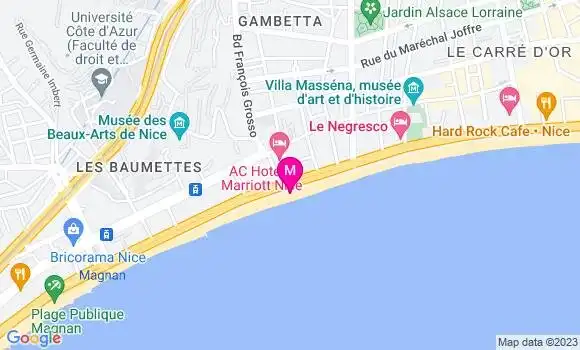 Localisation Restaurant  La Vela