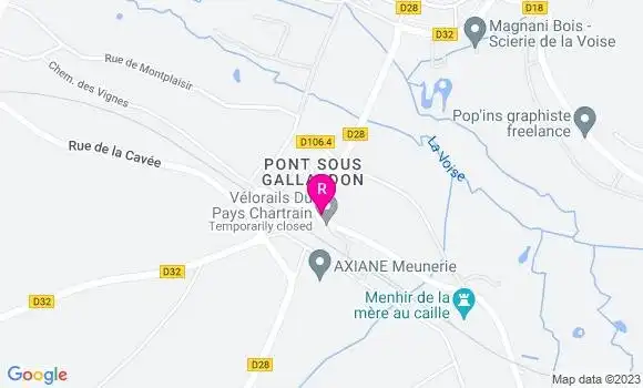 Localisation Restaurant  La Mère aux Cailles