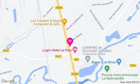 Localisation Restaurant  Les Oliviers